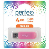 Память USB 4GB Perfeo C03 Pink PF-C03P004