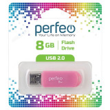 Память USB 8GB Perfeo C05 C03 Pink PF-C03P008
