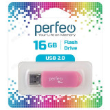 Память USB 16GB Perfeo C03 Pink PF-C03P016