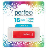 Память USB 16GB Perfeo C04 Red PF-C04R016
