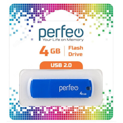 Память USB 8GB Perfeo C05 Black PF-C05B008
