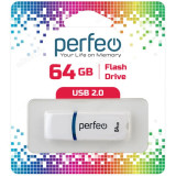 Память USB 64GB Perfeo C09 White