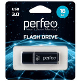 Память USB 16GB Perfeo C12 Black