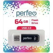 Память USB 64GB 3.0 Perfeo C13 Black Память USB 64GB 3.0 Perfeo C13 Black