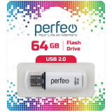 Память USB 64GB 3.0 Perfeo C13 White