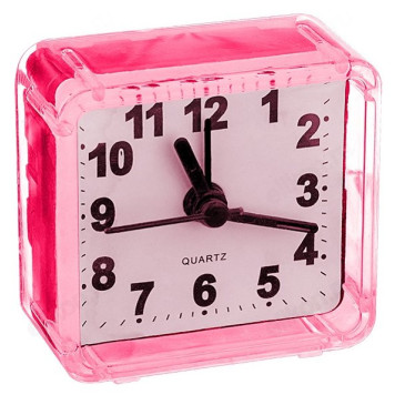 Будильник Perfeo Quartz PF-TC-001, розовый