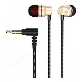 Наушники проводные Perfeo Iron, золотой