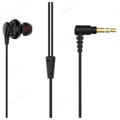 Наушники проводные вкладыши Perfeo SWELL PF_C3213 черные-3