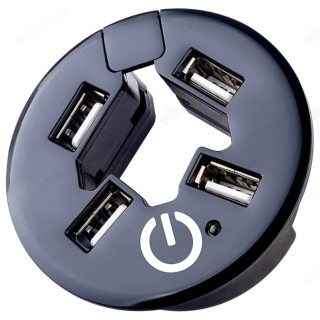 Концентратор PERFEO PF-H029 черный