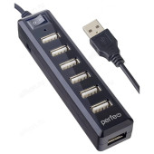 Концентратор PERFEO PF-H036 черный Концентратор PERFEO PF-H036 черный