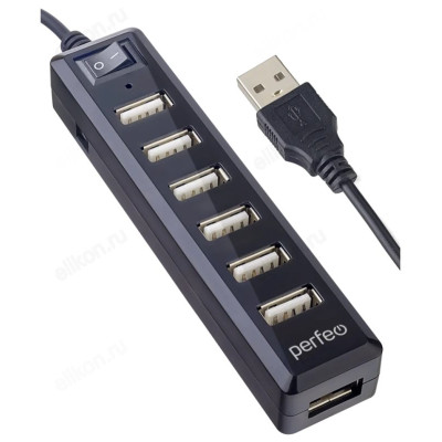 Концентратор PERFEO PF-H036 черный