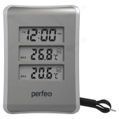 Часы-метеостанция Perfeo " Tempo" , (PF-S3316E) серебро Часы-метеостанция Perfeo " Tempo" , (PF-S3316E) серебро