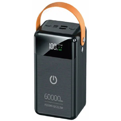 Power Bank 60000 Perfeo PRODIGE,  60000 mAh, черный