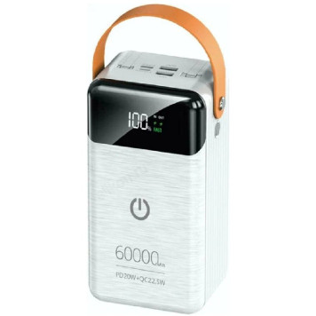 Power Bank 60000 Perfeo PRODIGE,  60000 mAh, белый
