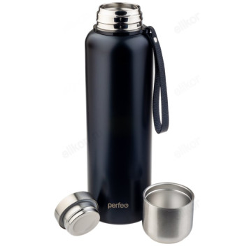 Термос PERFEO (PF_C3708) 1,5 л., черный, для напитков с глухой пробкой, ситечком, ремешком-2