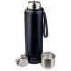Термос PERFEO (PF_C3708) 1,5 л., черный, для напитков с глухой пробкой, ситечком, ремешком