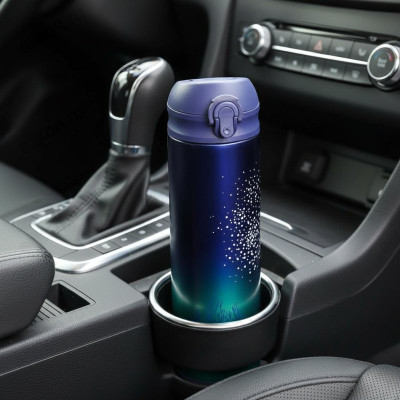 Термос металл PERFEO 0,5 л., звездное небо (PF_C3714) с крышкой-поилкой, ситечком-6