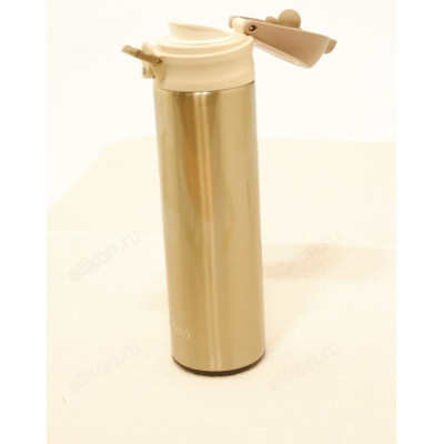 Термос металл PERFEO 0,5 л., золото (PF_C3715) с крышкой-поилкой, ситечком-2