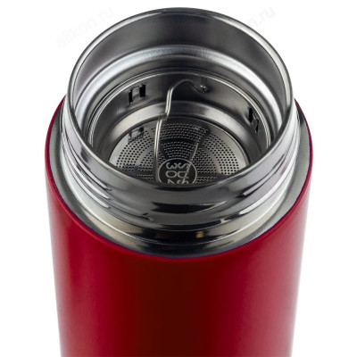 Термос металл PERFEO 0,45 л., красный (PF_C3720) с ситечком-2