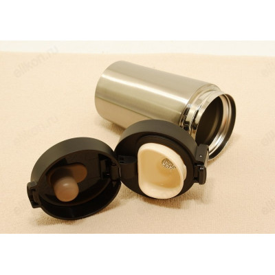 Термокружка PERFEO 0,35 л (PF_C3727) нерж. сталь, с крышкой-поилкой, ситечком-3