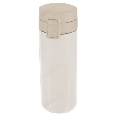 Термокружка PERFEO 0,35 л (PF_C3728) кремовый, с крышкой-поилкой, ситечком-1