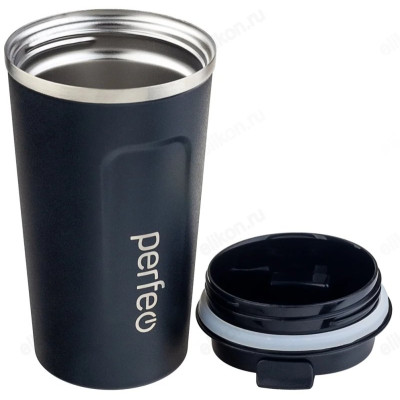 Термокружка PERFEO 0,5 л (PF_C3730) черный, с крышкой-поилкой-2