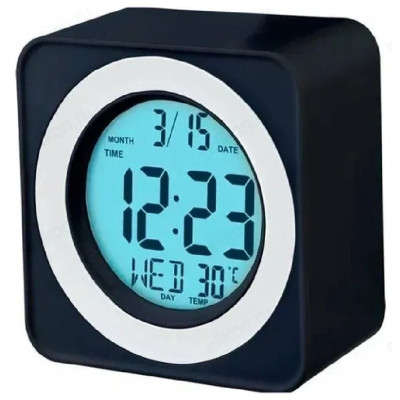Часы-будильник Perfeo Bob (PF-F3616) PF_C3742 чёрный-1