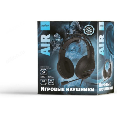 Гарнитура проводная игровая Perfeo RGF AIR (PF_C3926), черная-3