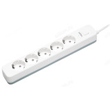 Фильтр сетевой Perfeo "POWER STREAM", 2500W, 3,0м, 5 розеток, белый