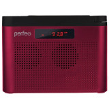 Радиоприемник цифровой Perfeo ТАЙГА бордовый (I70RED)