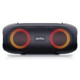 Акустика Bluetooth 20W Perfeo WALLY MP3 USB, FM, AUX, MIC, TWS, LED, 6000 мАч, PF_D0052 черная