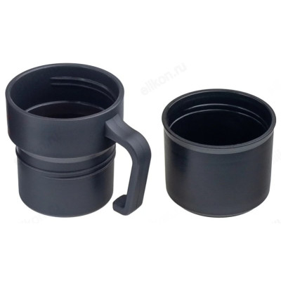 Термос металл PERFEO 0,6 л., нержавеющая сталь (PF_D0204) черный с пробкой-кнопкой-3