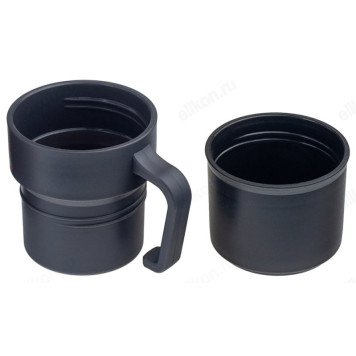 Термос металл PERFEO 0,6 л., нержавеющая сталь (PF_D0206) с пробкой-кнопкой-2