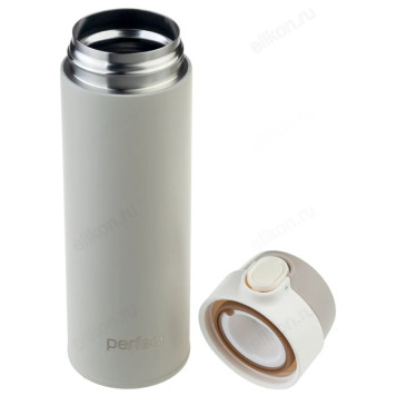 Термос металл PERFEO 0,5 л., нержавеющая сталь (PF_D0208) серый с крышкой-поилкой-6