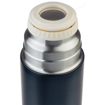 Термос металл PERFEO 0,5 л., нержавеющая сталь (PF_D0212) черный с пробкой-кнопкой-6