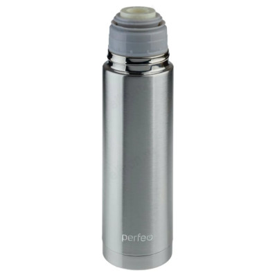 Термос металл PERFEO 0,5 л., нержавеющая сталь (PF_D0214) с пробкой-кнопкой-2