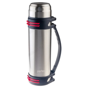 Термос металл PERFEO 2,5 л., нержавеющая сталь (PF_D0217) с пробкой-кнопкой-1