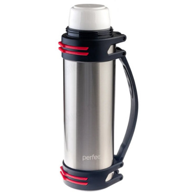 Термос металл PERFEO 2,5 л., нержавеющая сталь (PF_D0217) с пробкой-кнопкой-4