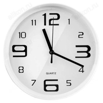 Часы настенные Perfeo PF-WC-001, пластик, черные-1