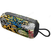 Акустика Bluetooth 12W Perfeo WORM MP3 USB-TF, AUX, FM, HANDS FREE, TWS PF-D0346 граффити Акустика Bluetooth 12W Perfeo WORM MP3 USB-TF, AUX, FM, HANDS FREE, TWS PF-D0346 граффити