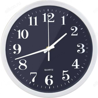 Часы настенные Perfeo PF-WC-002, пластик, черные-2