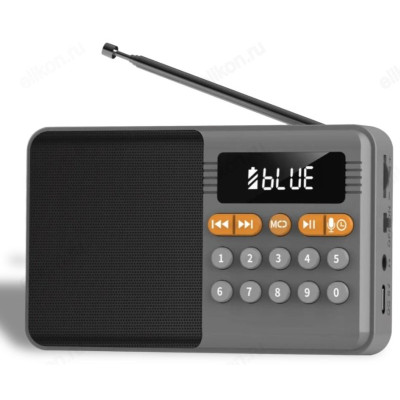 Радиоприемник цифровой Perfeo ТУРИСТ PF_D0576 серый