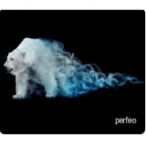 Коврик для мыши PERFEO Flames Белый медведь