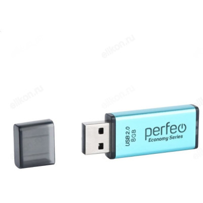 Память USB 8GB Perfeo E03 PF-E03G008ES Green-2