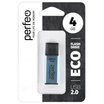 Память USB 4GB Perfeo E03 economy series PF-E03N004ES Blue