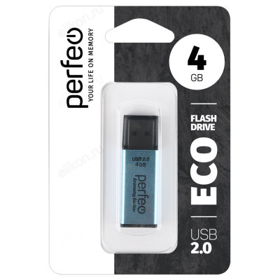 Память USB 4GB Perfeo E03 economy series PF-E03N004ES Blue