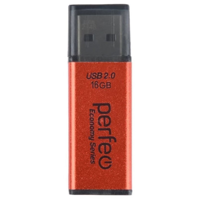 Память USB 16GB Perfeo E03 Red PF-E03R016ES-1