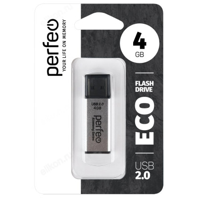 Память USB 4GB Perfeo E03 economy series PF-E03S004ES Silver