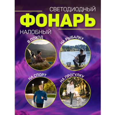 Фонарь налобный Perfeo "Fulu" (PF_E1466)-3