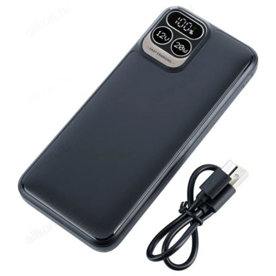 Power Bank 30000 mah Perfeo Atomic Age 5A/LED/PD + QC 3.0/Type-C/2 USB PF_E1477